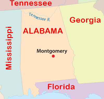 22+ Alabama Map With Capital Gallery